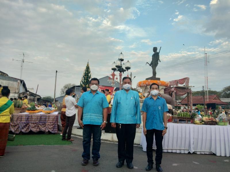 กปภ.สาขาศีขรภูมิเข้าร่วมพิธีบวงสรวงหลวงไชยสุริยง 2566