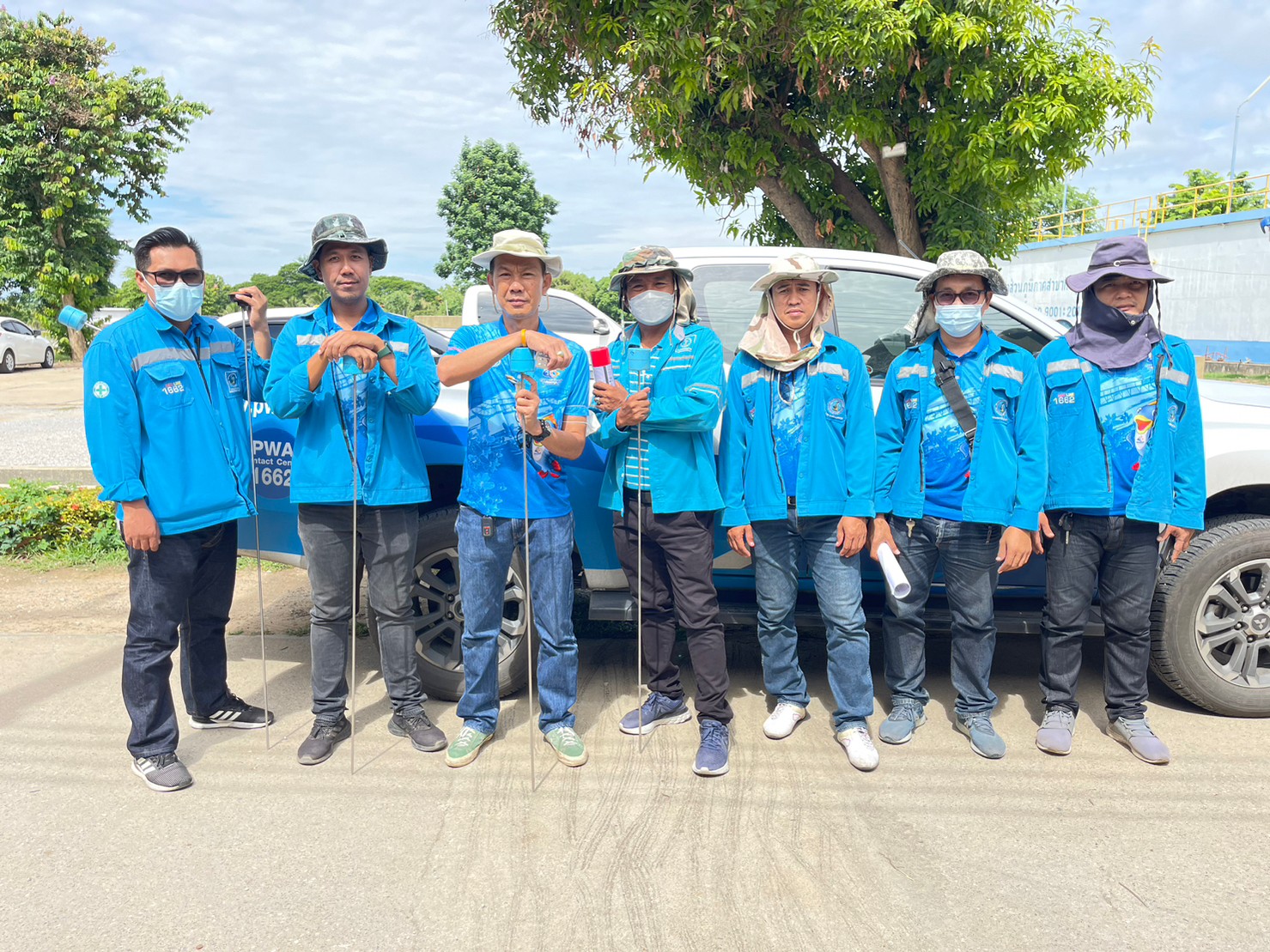 กปภ.สาขากาญจนบุรี ดำเนินกิจกรรมลดน้ำสูญเสียเชิงรุก