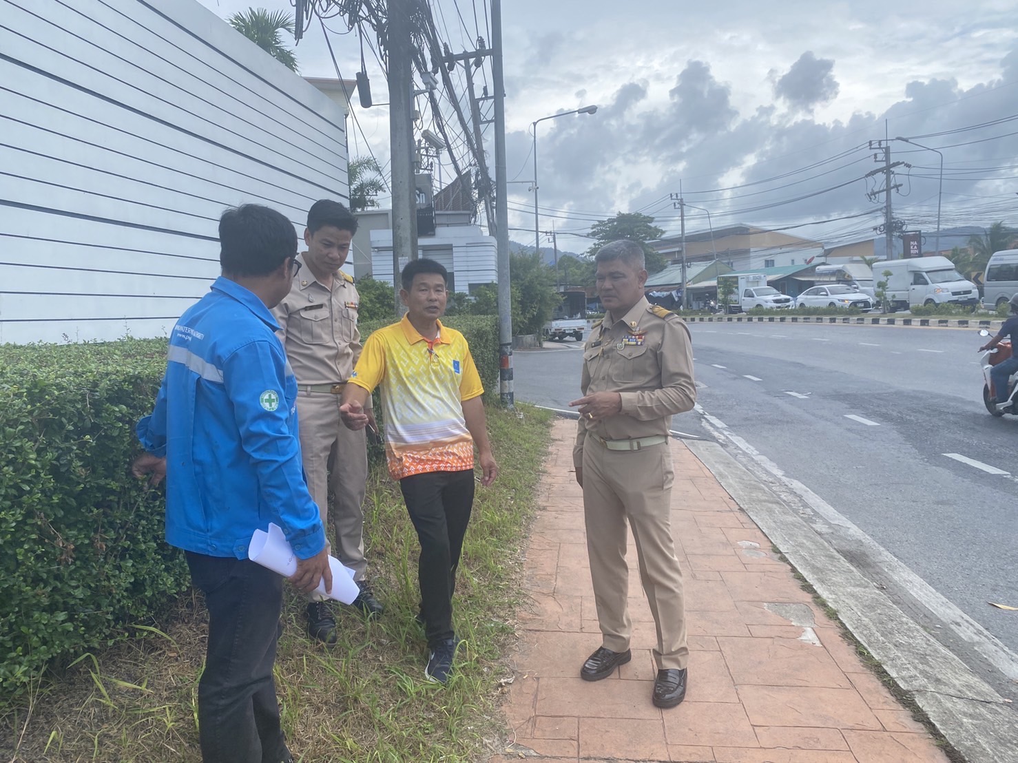 การประปาส่วนภูมิภาคสาขาภูเก็ต สำรวจแนวเส้นท่อเพื่อเสริมประสิทธิภาพในการบริการน้ำประปา