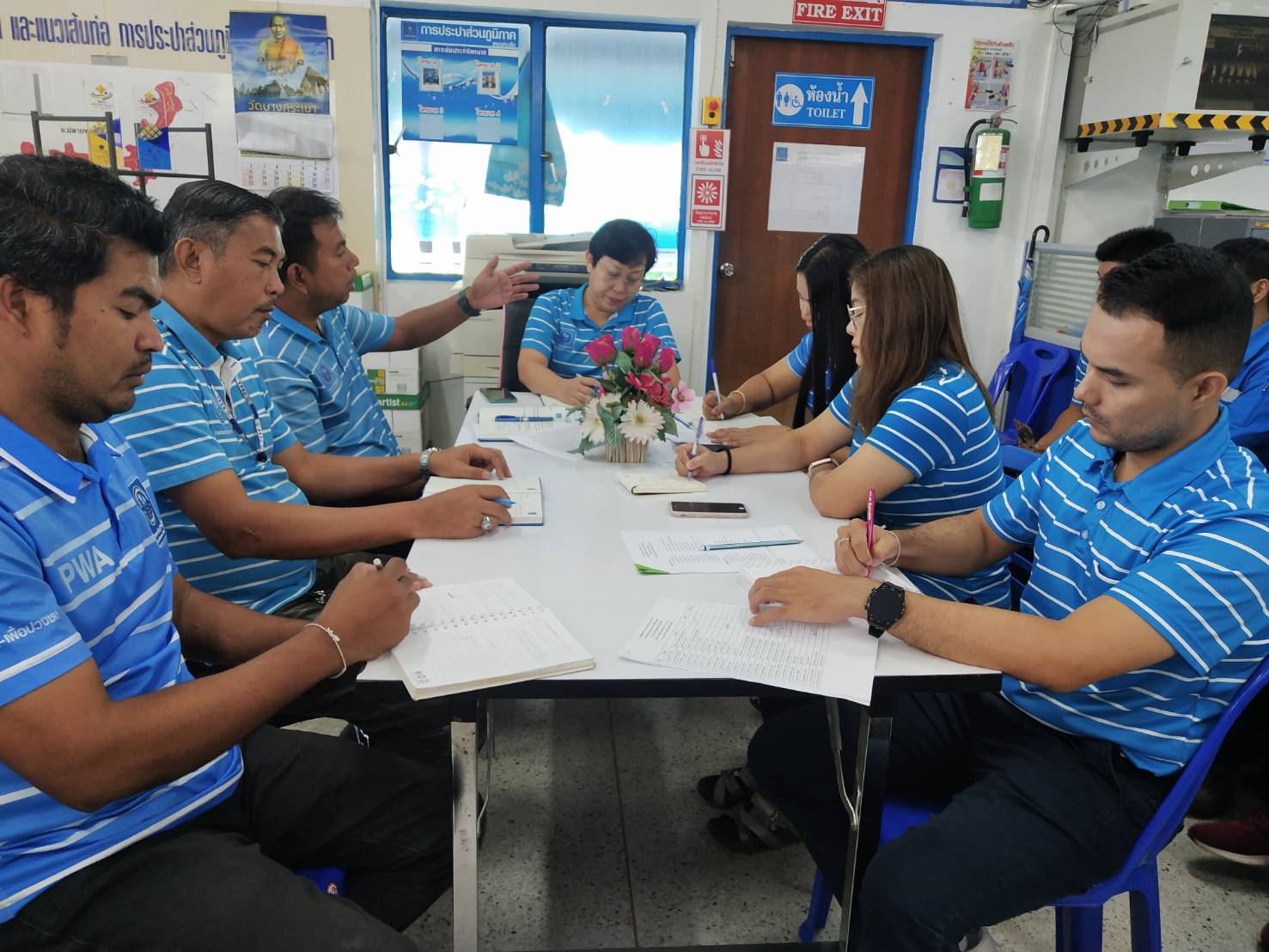 การประปาส่วนภูมิภาคสาขาอ่าวลึก ร่วมจัดกิจกรรมสนทนายามเช้า (Morning Talk) ครั้งที่ 9/2566 ประจำเดือนมิถุนายน 2566