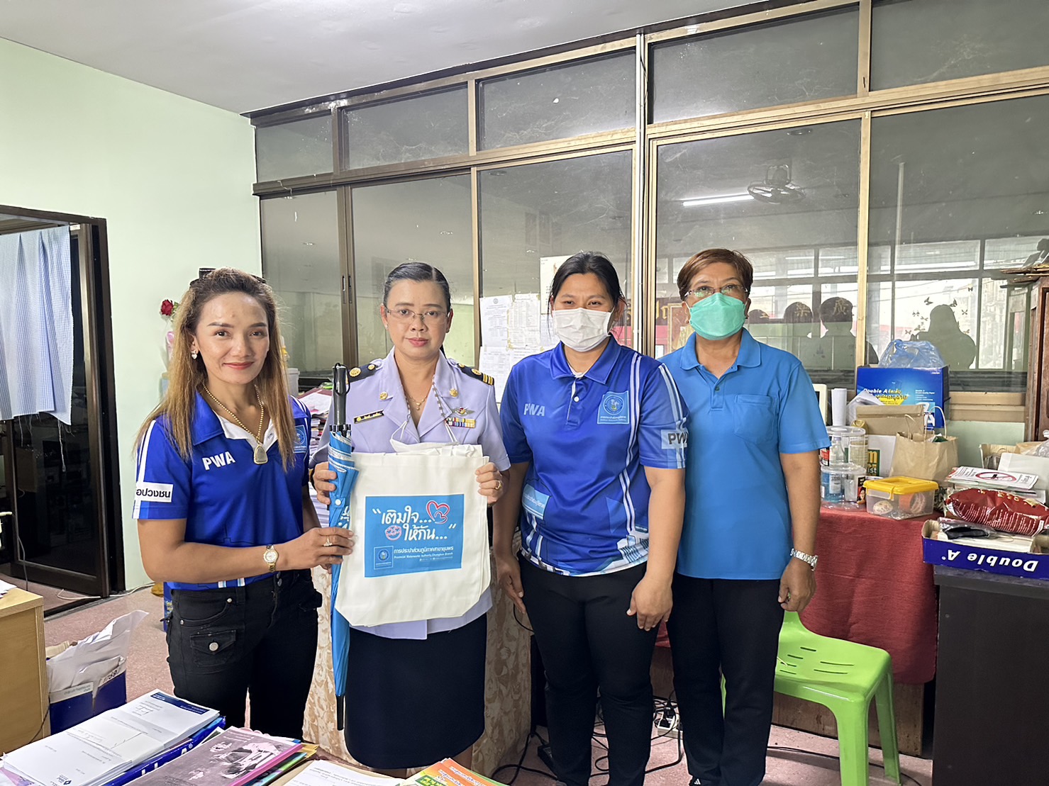 การประปาส่วนภูมิภาคสาขาชุมพร ลงพื้นที่พบลูกค้ารายใหญ่ พื้นที่เทศบาลเมืองชุมพร