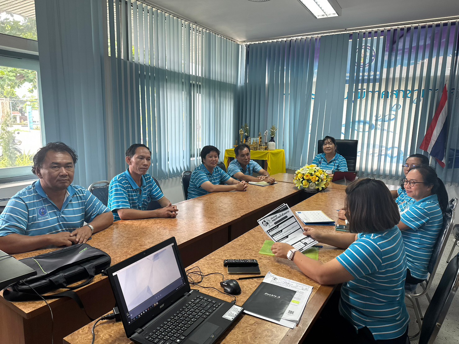 กปภ.สาขาเกาะคา Morning talk ประจำเดือน มิย 66