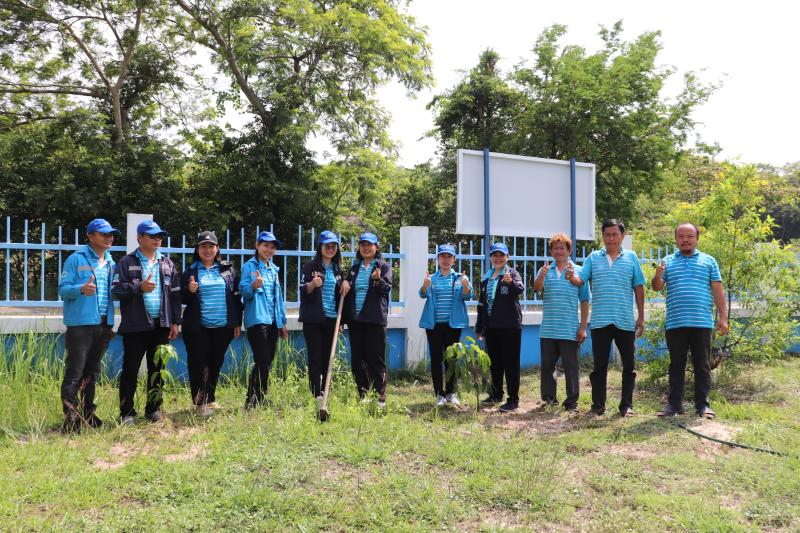 กปภ.สาขาอำนาจเจริญร่วมกันจัดกิจกรรมเนื่องในวันต้นไม้ประจำปีของชาติ พ.ศ.2566