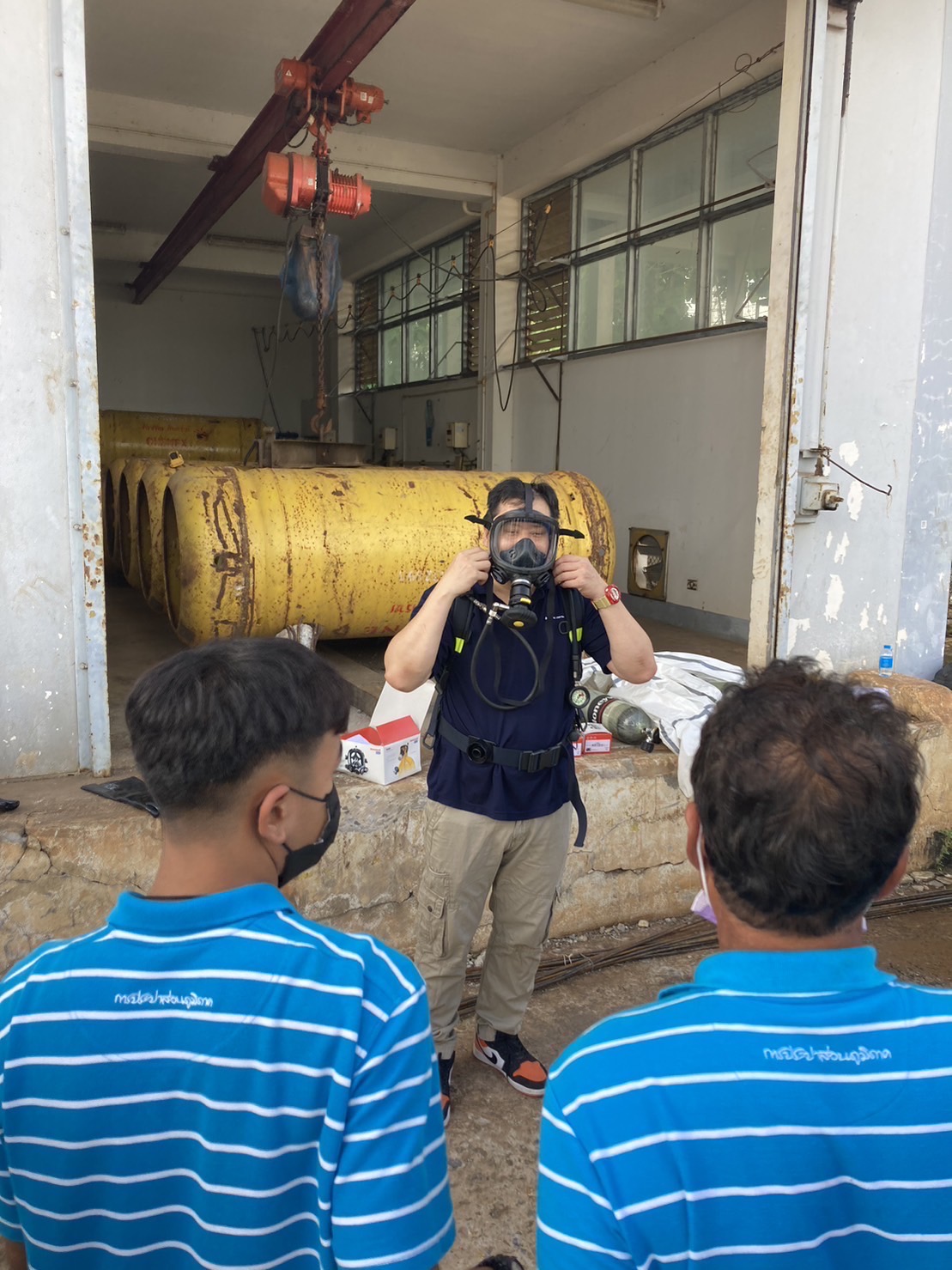 กปภ.สาขาขอนแก่น (พ) เข้าร่วมประชุม โครงการให้ความรู้ความเข้าใจการใช้คลอรีนเหลวเเละซักซ้อมการเผชิญเหตุกรณีแก๊สคลอรีนรั่วไหลให้กับพนักงานในสังกัด กปภ.ข.6