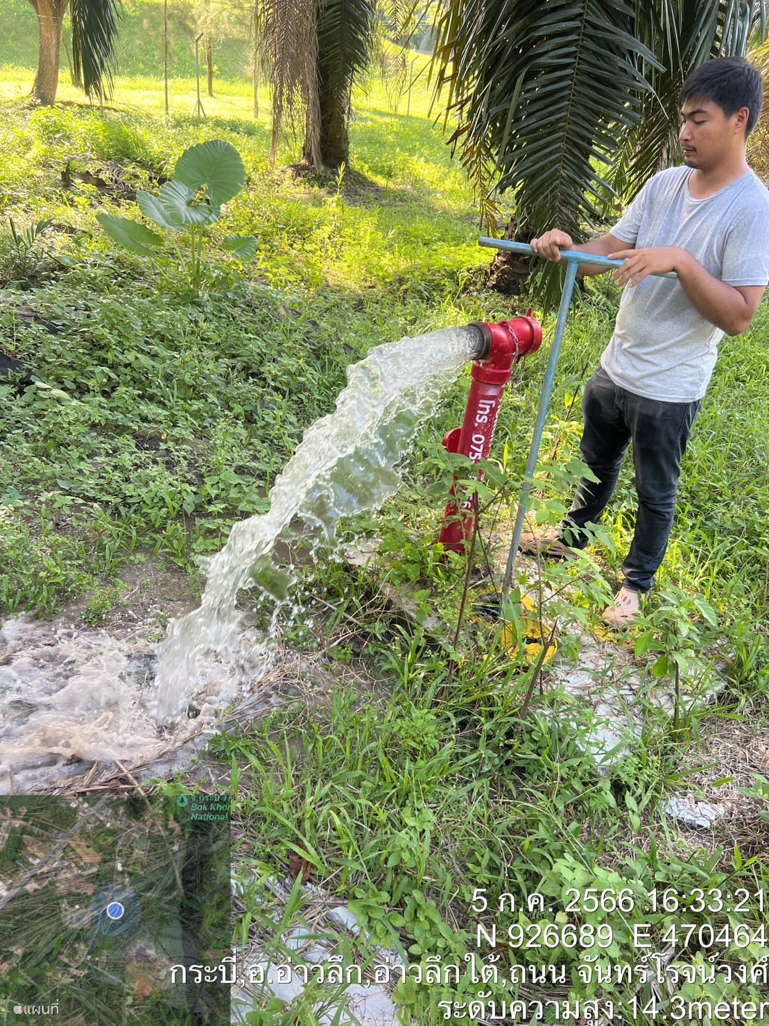 การประปาส่วนภูมิภาคสาขาอ่าวลึก ดำเนินการตามแผนงานบริการและควบคุมน้ำสูญเสีย โบล์วตะกอน ตามแผนระบายตะกอนในเส้นท่อ