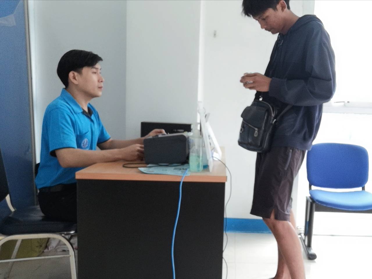 กปภ.สาขาภูเก็ต ลงพื้นที่รับชำระค่าน้ำประปานอกสถานที่ครั้งที่ 1 ประจำเดือน กรกฎาคม 2566 ณ สถานีผลิตน้ำบ้านบางโจ