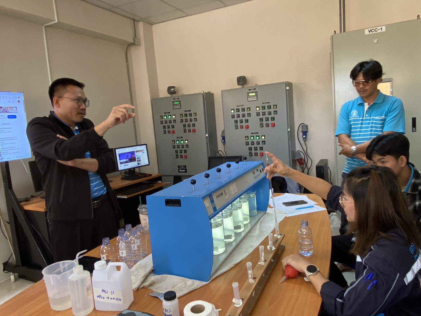 กปภ.สาขาขอนแก่น (พ) จัดอบรมการควบคุมคุณภาพน้ำ (On-the-job training ) แก่พนักงานเเละลูกจ้างสายงานผลิต ที่ได้รับการเเต่งตั้งบรรจุใหม่