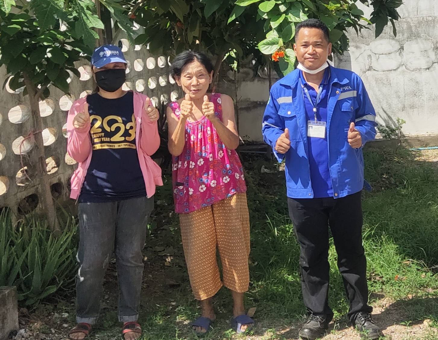 กปภ.สาขากำแพงเพชร ส่งมิสเตอร์ประปา ตรวจสอบประตูน้ำปิดไม่สนิท