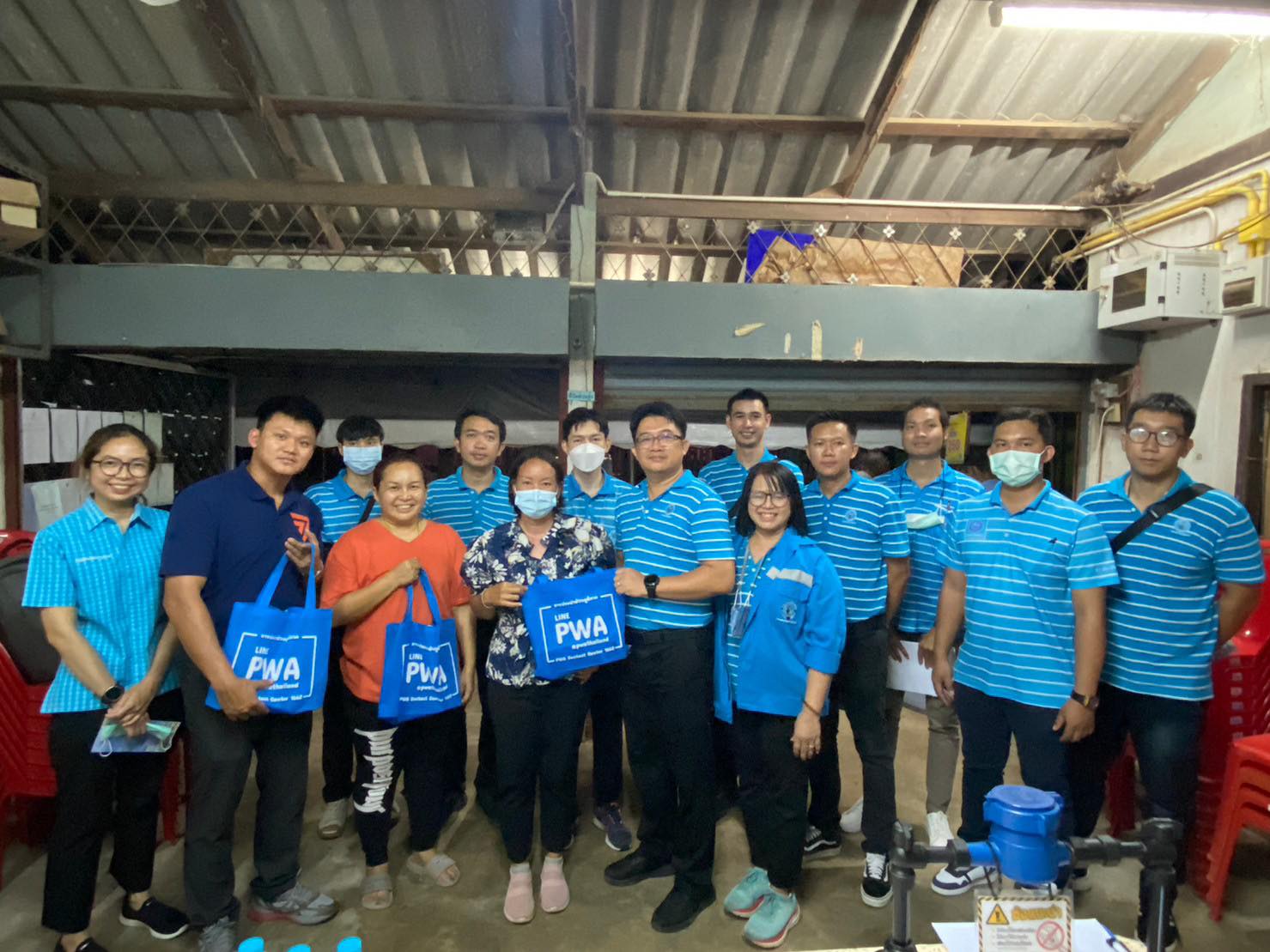 กปภ.สาขาขอนแก่น (พ) ร่วมกับการประปาส่วนภูมิภาคเขต 6 ลงพื้นที่ดำเนินการจัดทำประชาคมการขยายเขตจำหน่ายน้ำประปา