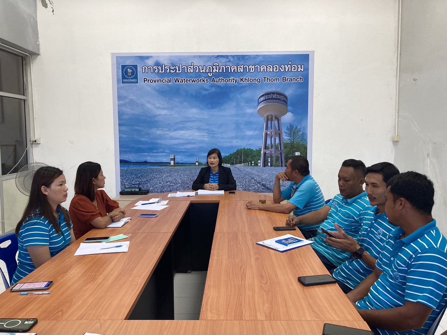 การประปาส่วนภูมิภาคสาขาคลองท่อมจัดกิจกรรม Morning Talk ครั้งที่ 10/2566