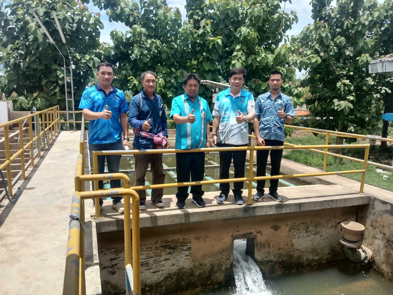 การประปาส่วนภูมิภาคสาขาฮอด ให้การต้อนรับนายบุญเย็น ใจตา นายกเทศมนตรีตำบลอมก๋อย