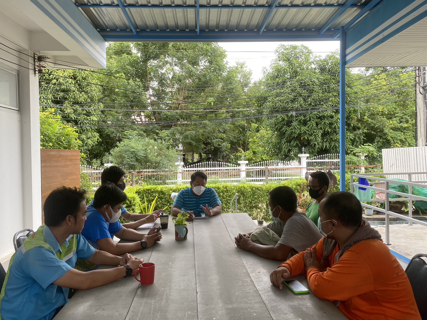 กปภ.สาขากำแพงเพชร ประชุมหารือทีมผู้รับจ้างซ่อมท่อ ให้มีประสิทธิภาพและรวดเร็ว