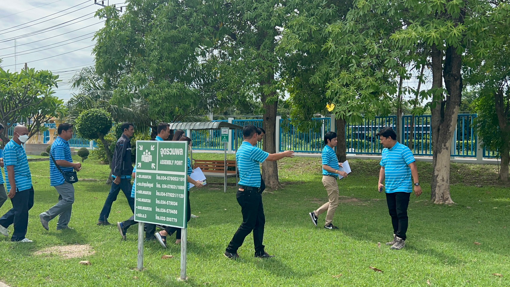 กปภ.สาขาพนมทวน จัดกิจกรรมแผนฝึกซ้อมอพยพหนีไฟ