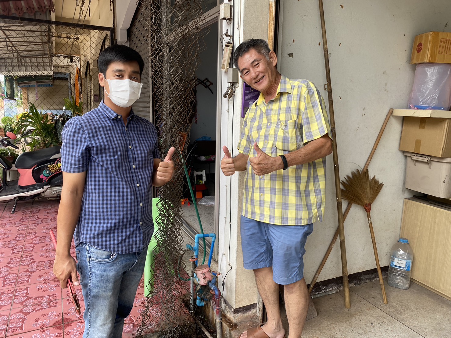 มิสเตอร์ประปากำแพงเพชร แก้ปัญหาน้ำไม่ไหล ลูกค้าชื่นชมขอบคุณด้วยรอยยิ้ม