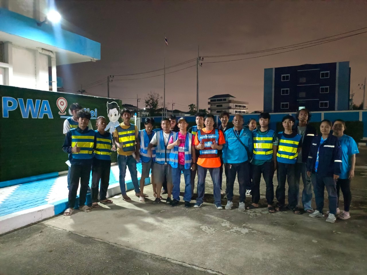 กปภ.สาขาอ้อมน้อย ลงพื้นที่ ทำ Step Test and Zero Test