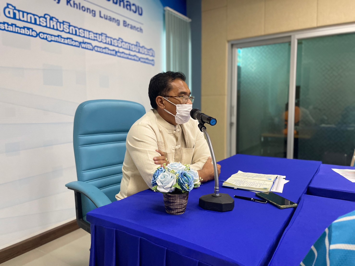 การประปาส่วนภูมิภาคสาขาคลองหลวง จัดกิจกรรมสนทนายามเช้า (Morning Talk) ประจำเดือนกรกฎาคม 2566