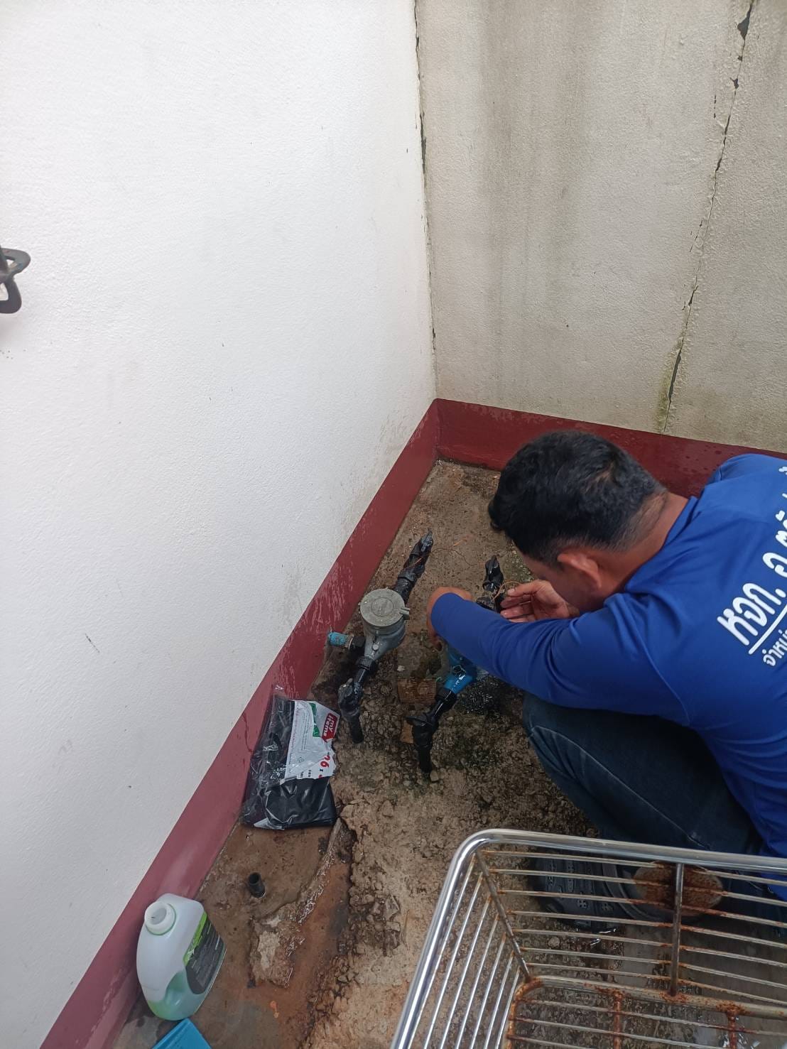 การประปาส่วนภูมิภาคสาขาอ่าวลึก ลงพื้นที่ตรวจสอบมาตรวัดน้ำมาตรวัดน้ำ 0 หน่วย มาตรวัดน้ำชำรุด และมาตรตาย