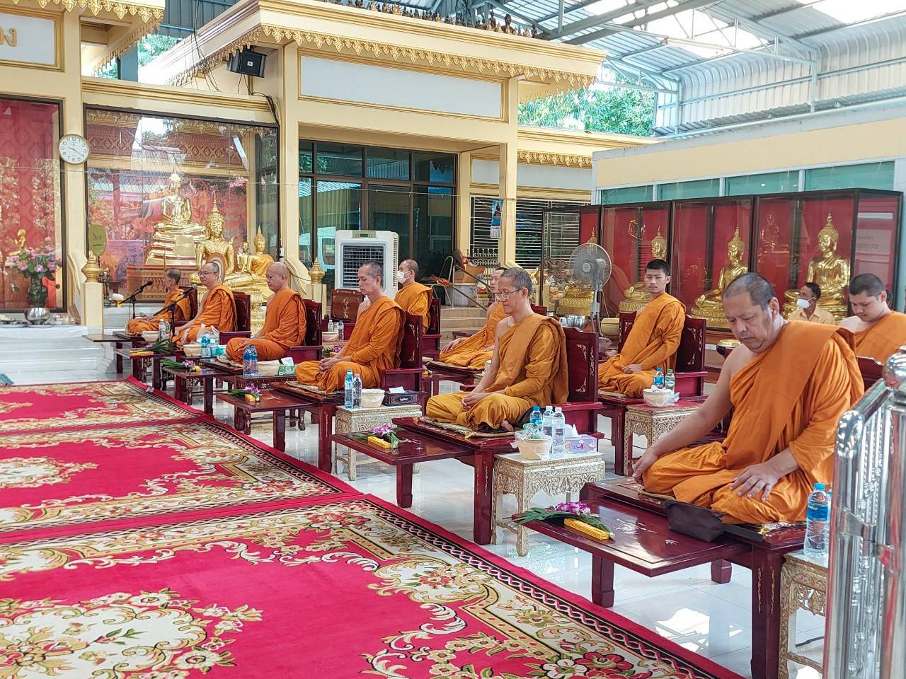 กปภ.สาขารังสิต(พ) ร่วมกิจกรรมเข้าวัดปฏิบัติธรรมวันธรรมสวนะฯ