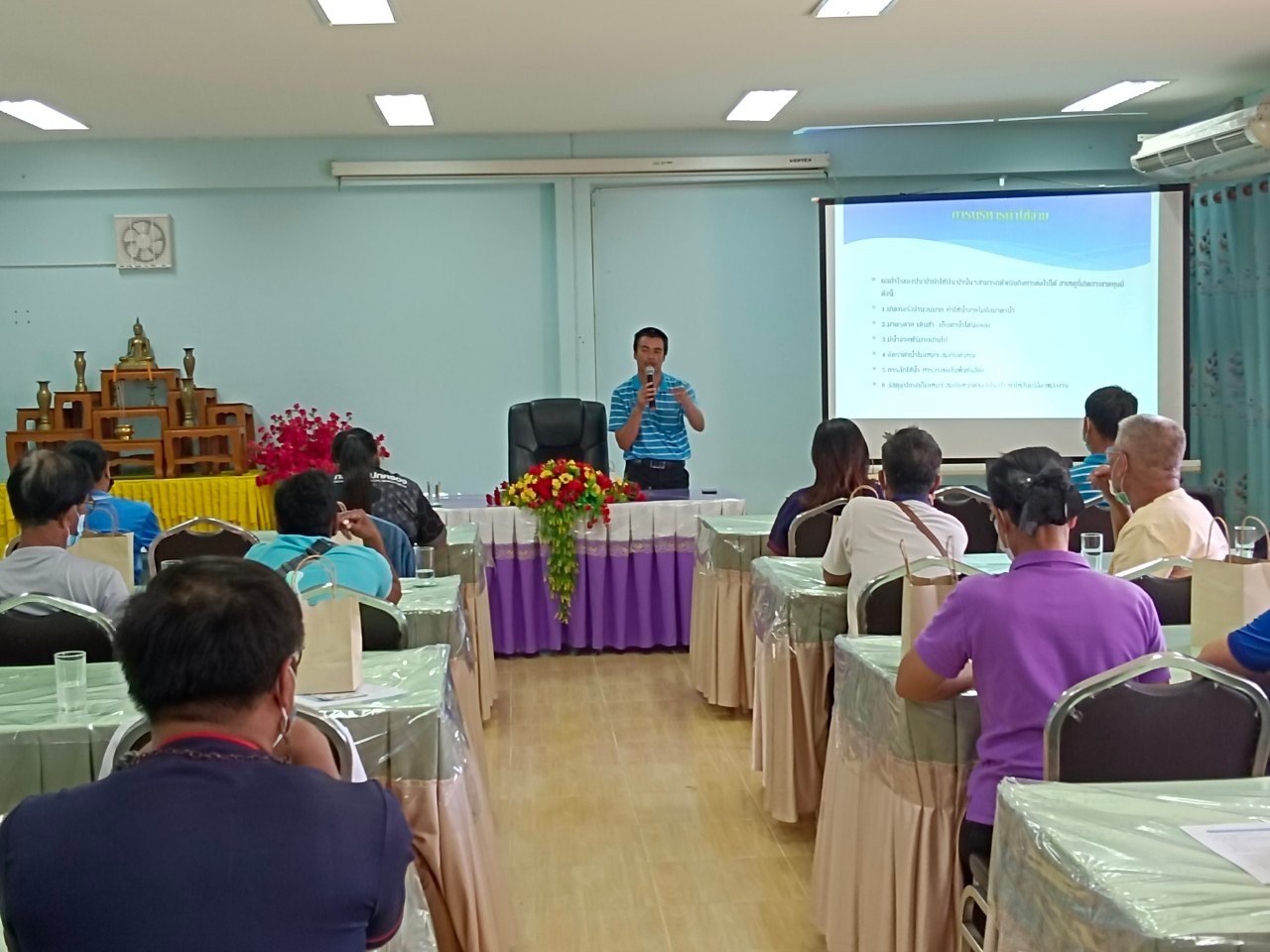 กปภ.สาขาสวรรคโลก จัดกิจกรรมโครงการ "น้ำประปา กปภ. - อปท. เพื่อปวงชน ประจำปีงบประมาณ 2566"