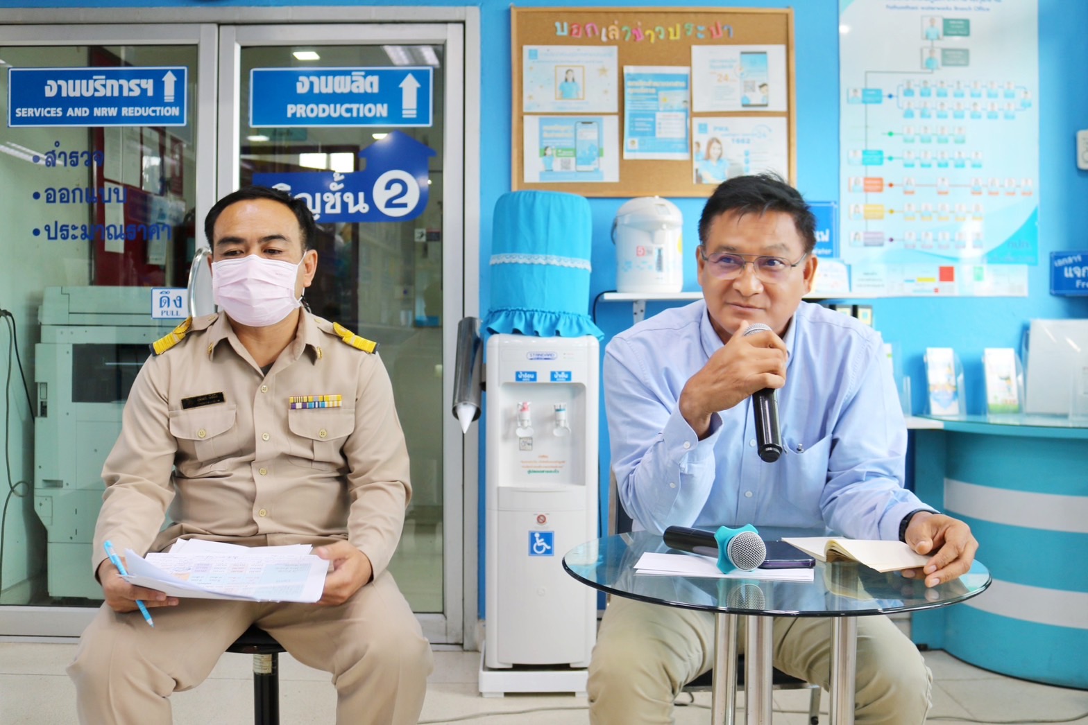 กปภ.สาขาปทุมธานี จัดกิจกรรม Morning Talk ประจำเดือนกรกฎาคม พ.ศ. 2566