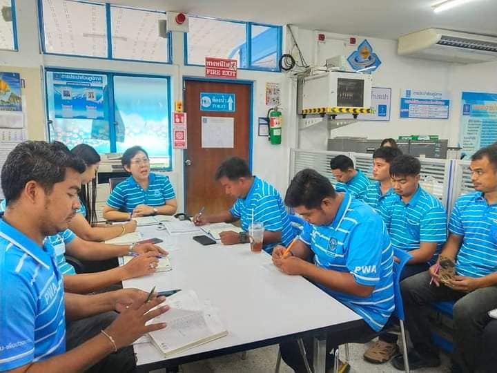 การประปาส่วนภูมิภาคสาขาอ่าวลึก ร่วมจัดกิจกรรมสนทนายามเช้า (Morning Talk) ครั้งที่ 10/2566 ประจำเดือนกรกฎาคม 2566