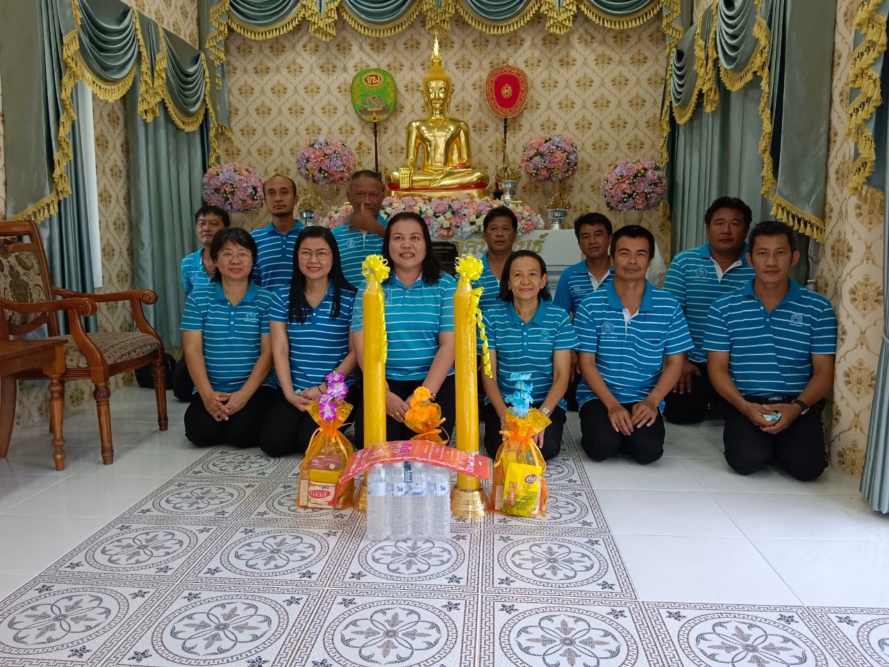 กปภ.สาขาสวรรคโลก ร่วมถวายเทียนพรรษา เนื่องในวันอาสาฬหบูชาและวันเข้าพรรษา ประจำปี 2566