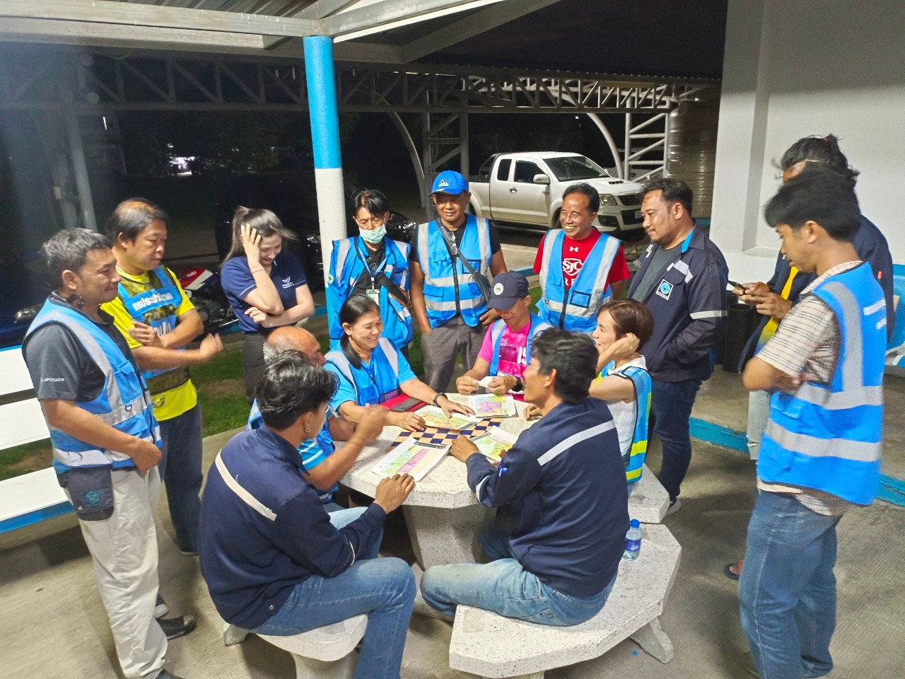 กปภ.สาขาอ้อมน้อย ลงพื้นที่ ทำ Step Test and Zero Test