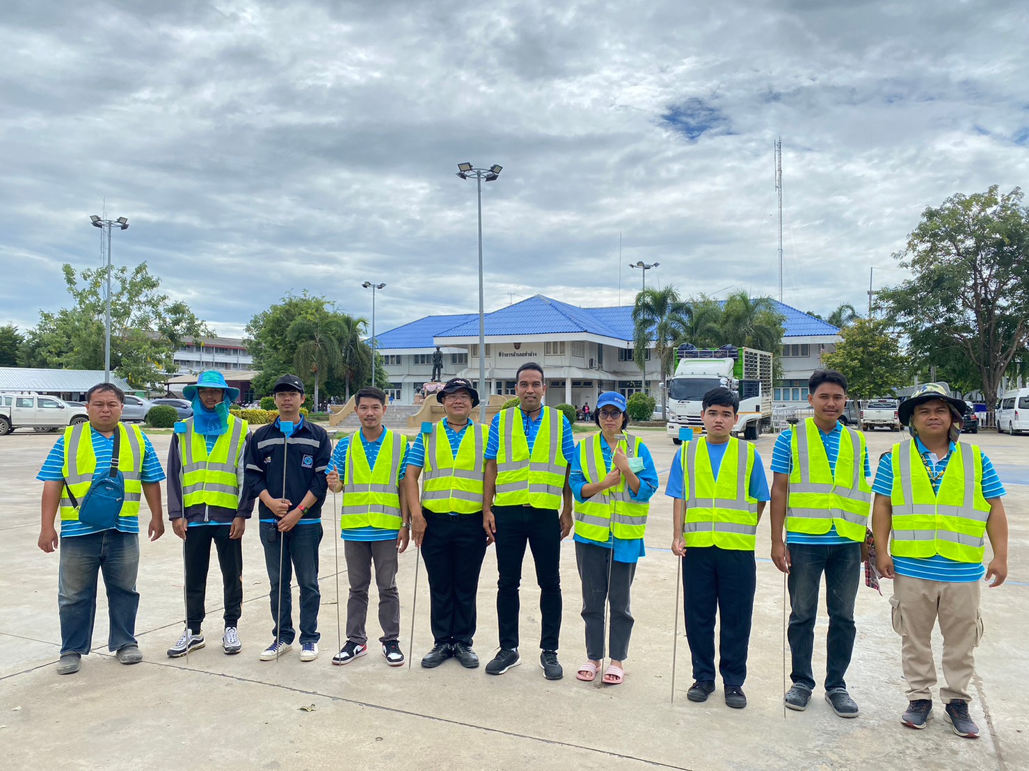 การประปาส่วนภูมิภาคสาขาท่ามะกาสำรวจหาท่อแตกรั่ว