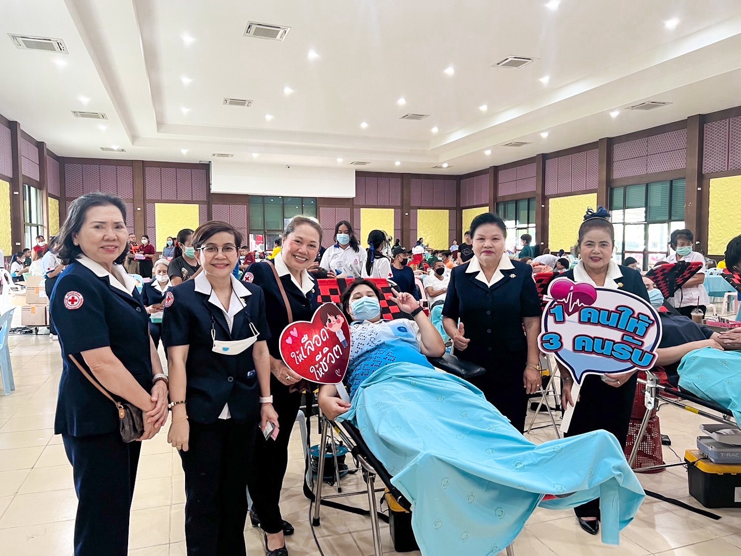 กปภ.สาขากระนวน ร่วมบริจาคโลหิต