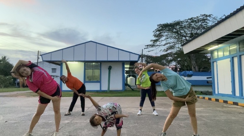 การประปาส่วนภูมิภาคสาขาไชยา จัดกิจกรรม ออกกำลังกาย เต้นแอโรบิก เพื่อเสริมสร้างสุขภาพพลานัยที่ดีแก่พนักงาน