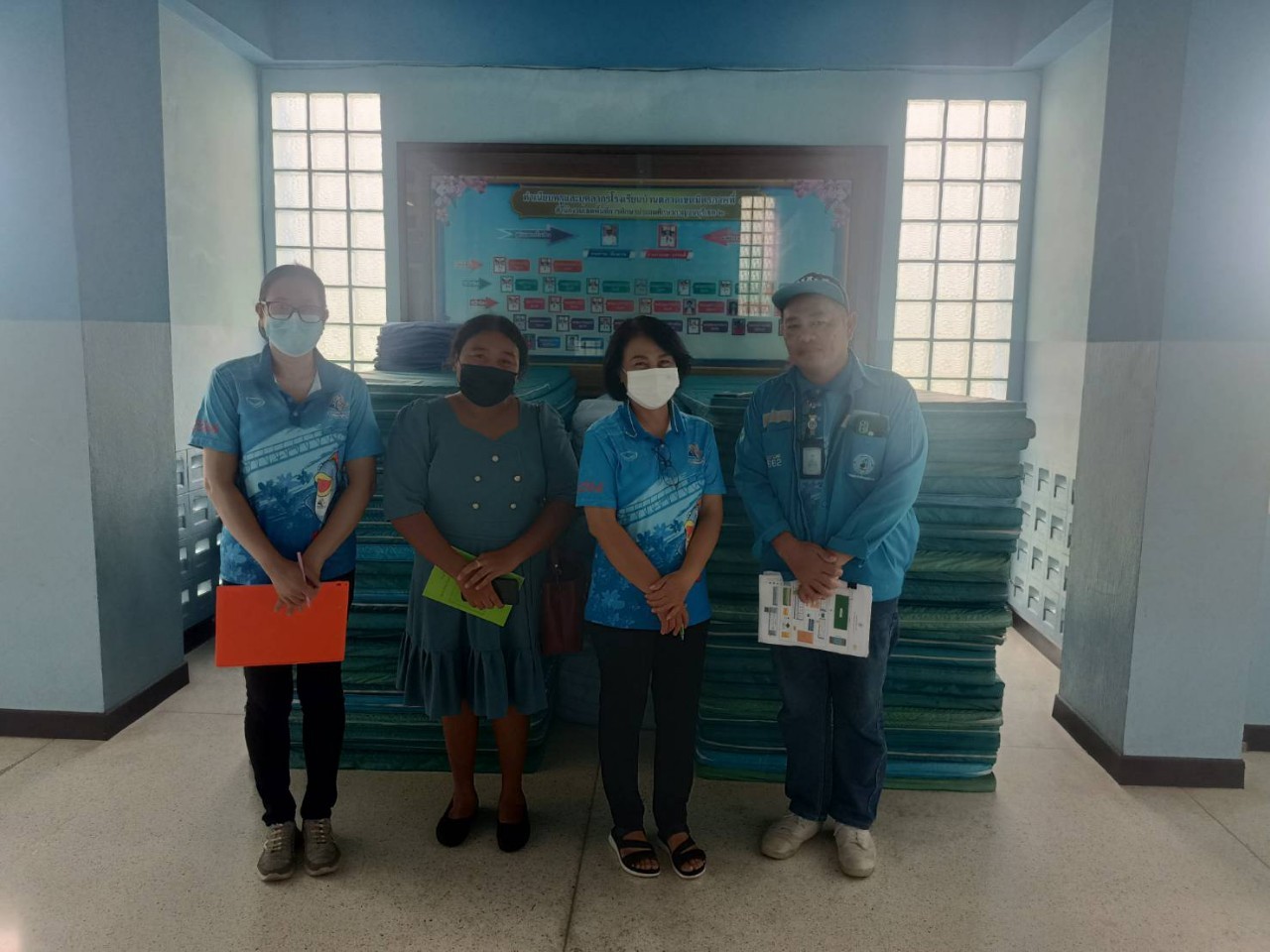 กปภ.สาขากาญจนบุรี ตรวจสอบระบบน้ำประปาในสถานที่พักนักกีฬา