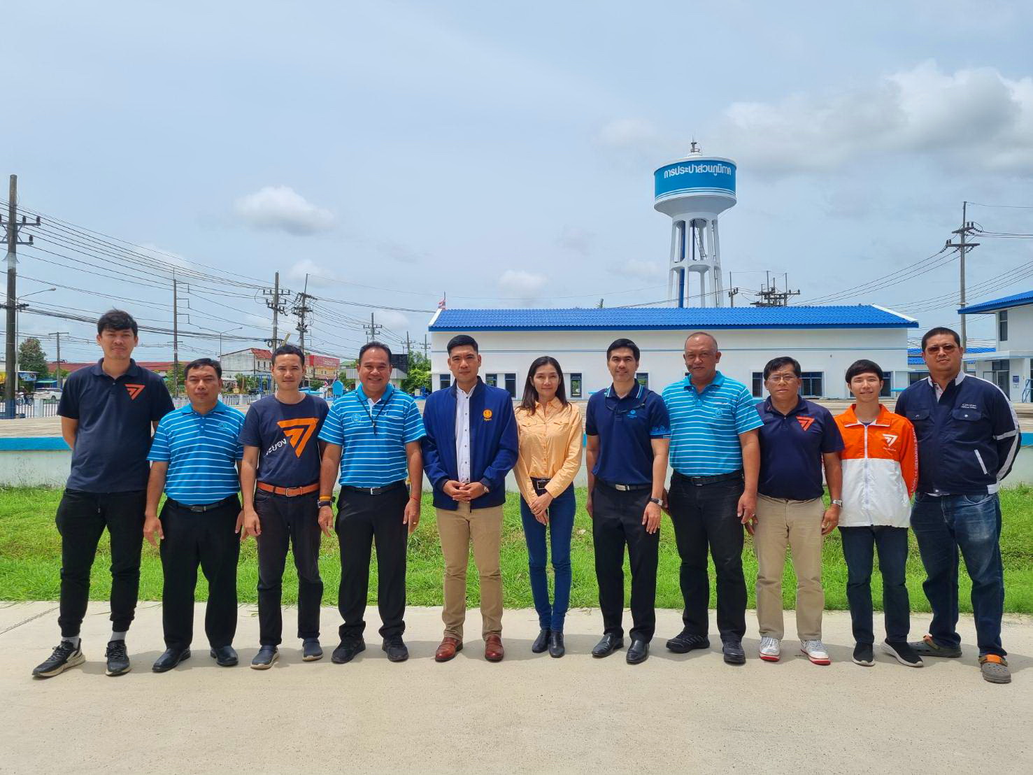 กปภ.สาขาระยอง และ กปภ.เขต ๑ ให้การต้อนรับ ส.ส. พรรคก้าวไกล จ.ระยอง ในการเยี่ยมชมสถานีผลิตน้ำบ้านค่าย อ.บ้านค่าย จ.ระยอง