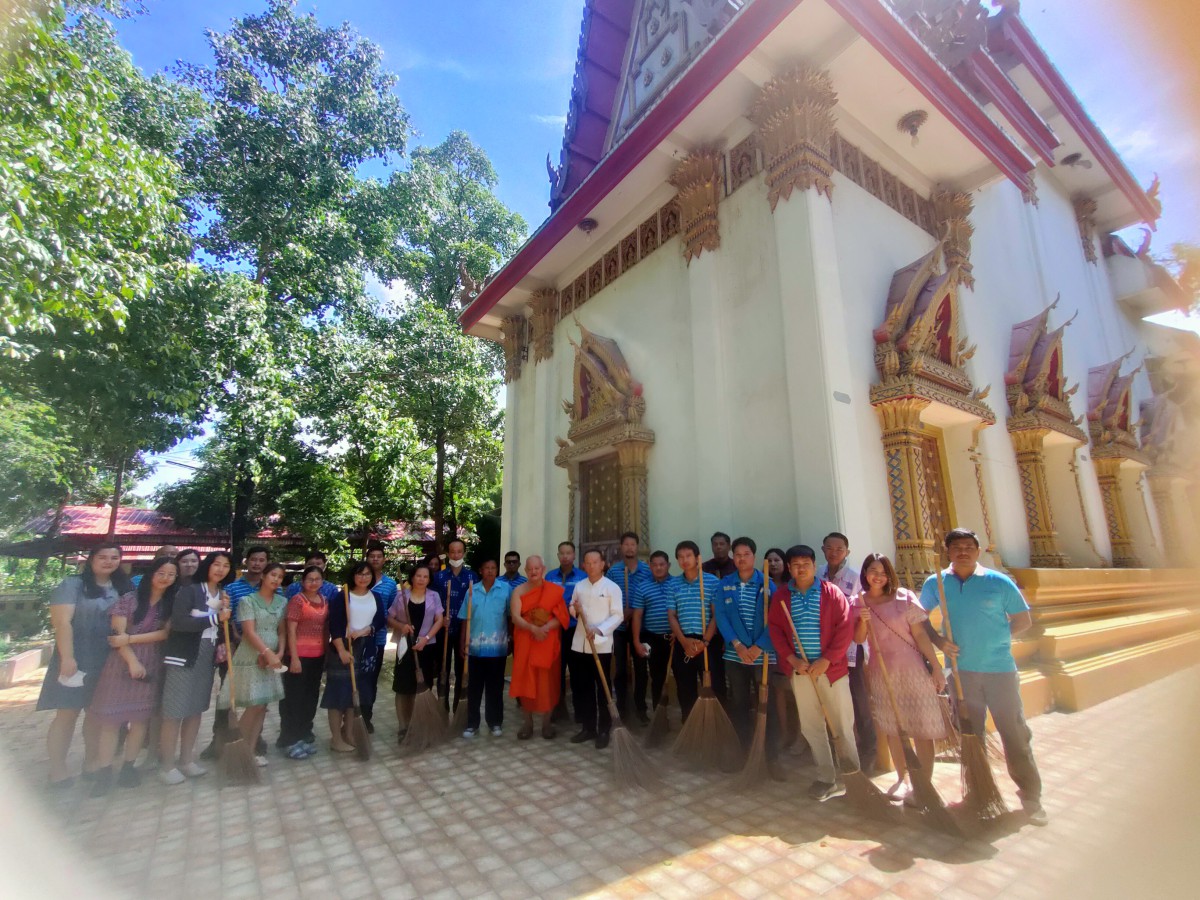 กปภ.สาขาพระนครศรีอยุธยา(พ) จัดกิจกรรมจิตอาสาทำความสะอาดบริเวณวัดโตนด เนื่องในโอกาสวันเฉลิมพระชนมพรรษาพระบาทสมเด็จพระเจ้าอยู่หัว