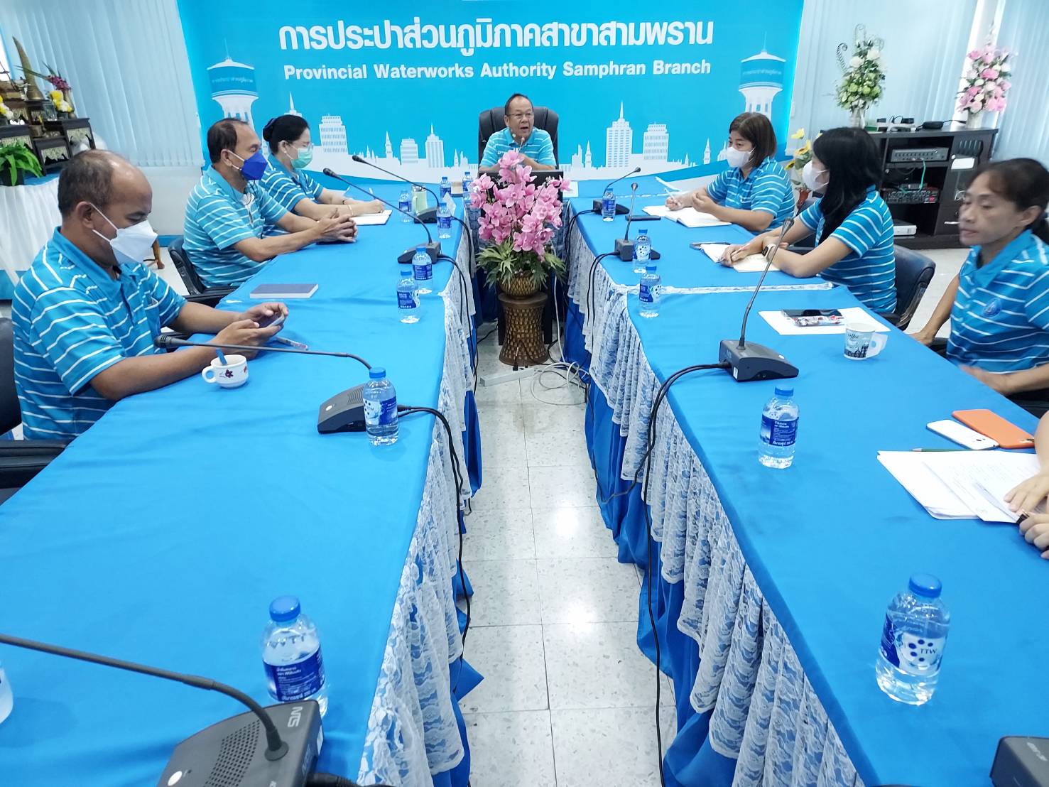 กปภ.สาขาสามพราน จัดกิจกรรม Morning Talk ครั้งที่ 11/2566