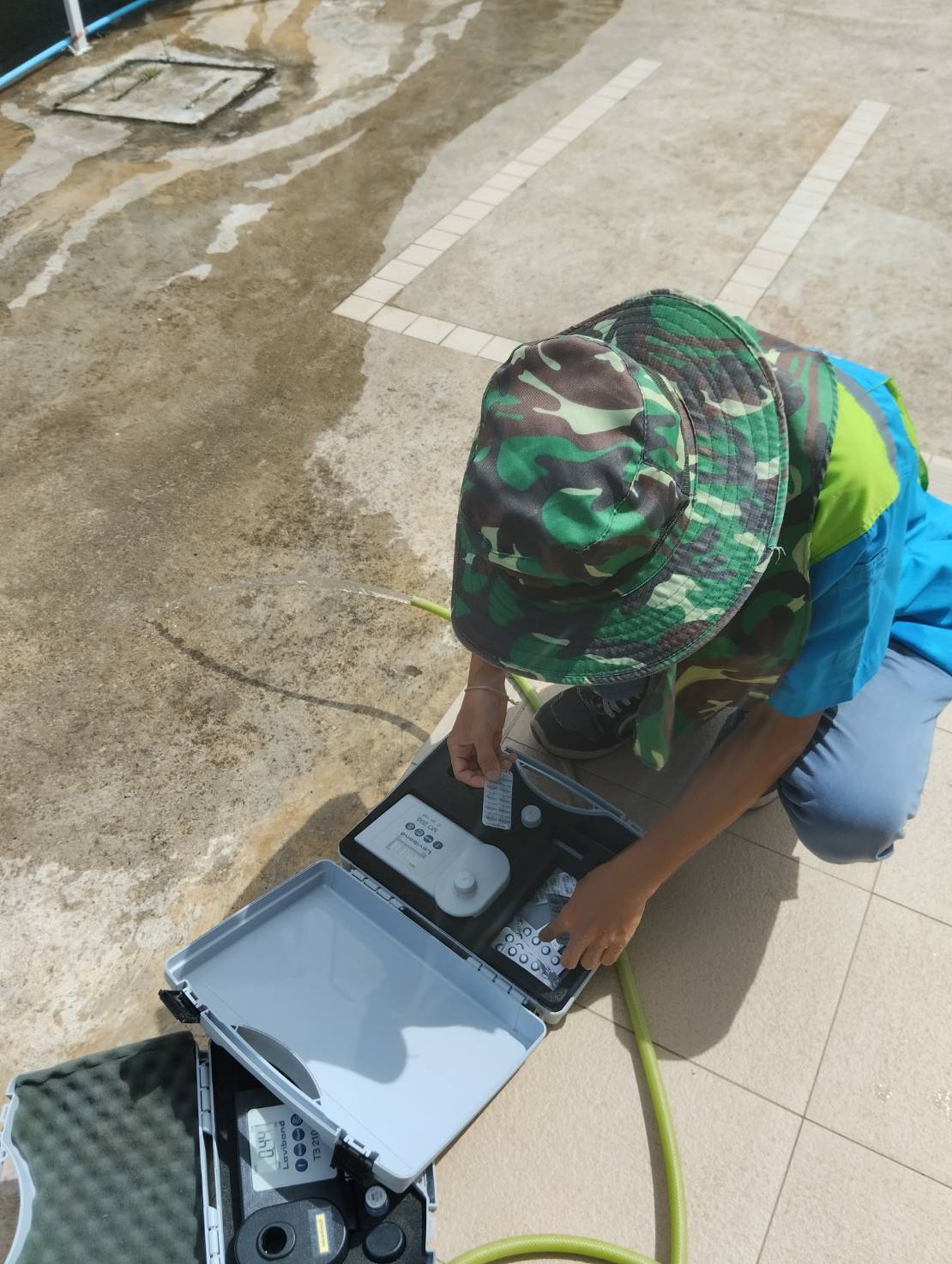 การประปาส่วนภูมิภาคสาขากระบี่ ลงพื้นที่ตรวจสอบคุณภาพน้ำประปา  บริเวณพื้นที่ หมู่ที่ 1 ตำบลหนองทะเล อำเภอเมือง จังหวัดกระบี่ ดำเนินโครงการจัดการน้ำสะอาด (Water Safety Plan : WSP) อย่างต่อเนื่อง ควบคุมคุณภาพน้ำประปาให้เป็นไปตามเกณฑ์มาตรฐาน