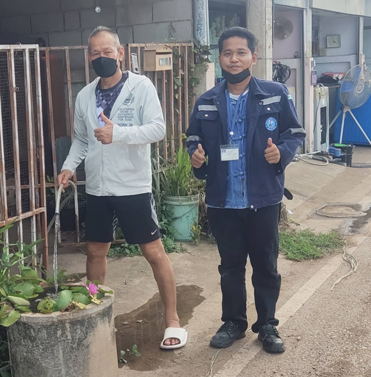 กปภ.สาขากำแพงเพชร มั่นใจ ! Mr.ประปา คืนรอยยิ้มให้ลูกค้า หลังรับแจ้งเหตุแก้ปัญหาเร็วทันใจ