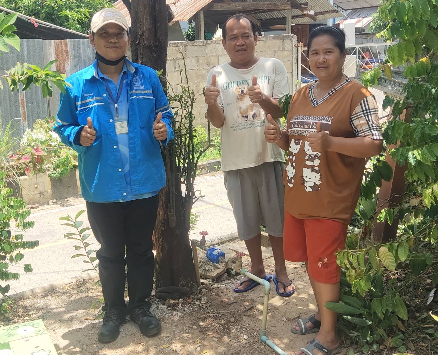 มิสเตอร์ประปากำแพงเพชร ตรวจสอบมาตรวัดน้ำไม่หมุน แก้ไขรวดเร็วลูกค้าประทับใจ