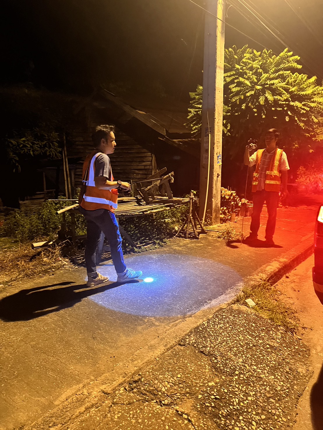 กปภ.สาขากำแพงเพชร เดินหน้าสำรวจหาท่อแตกท่อรั่ว