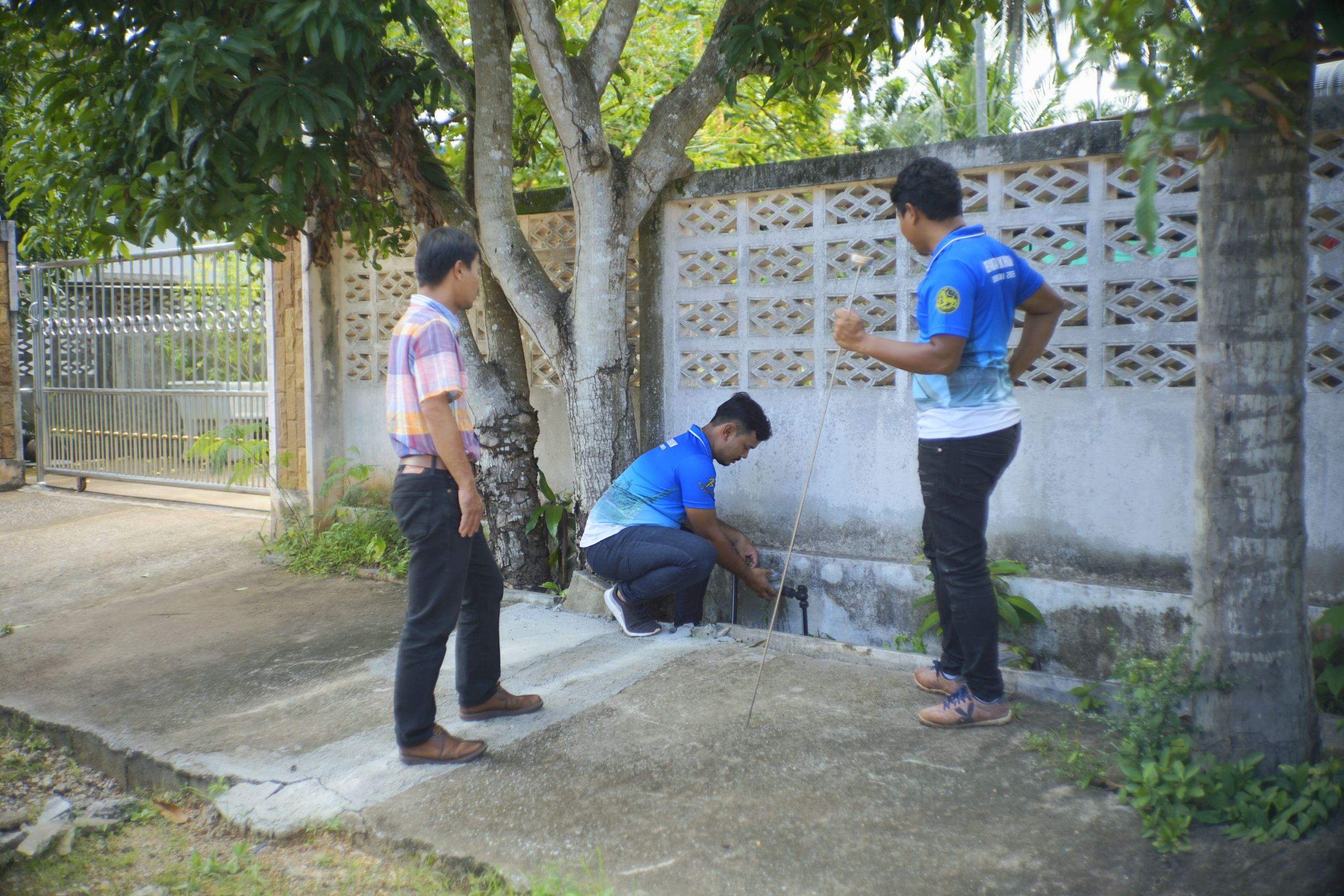 กปภ.สาขาบ้านตาขุน ลงพื้นที่ทำStep Test และหาท่อแตกรั่ว ในพื้นที่หน่วยบริการคีรีรัฐนิคม จังหวัดสุราษฎร์ธานี