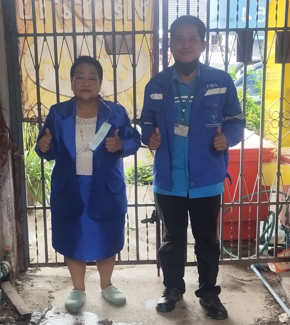 กปภ.สาขากำแพงเพชร แก้ปัญหามาตรไม่หมุน ลูกค้าปลื้ม ! ประทับใจรวดเร็วทันใจ