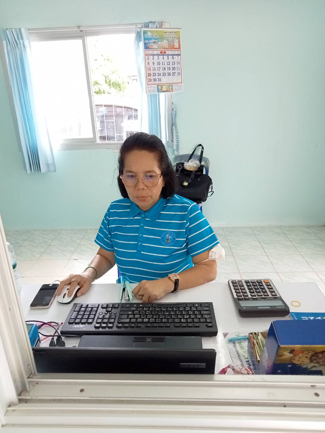 การประปาส่วนภูมิภาคสาขาท่าแซะ ลงพื้นที่ให้บริการรับชำระค่าน้ำประปานอกสถานที่ประจำเดือนสิงหาคม 2566