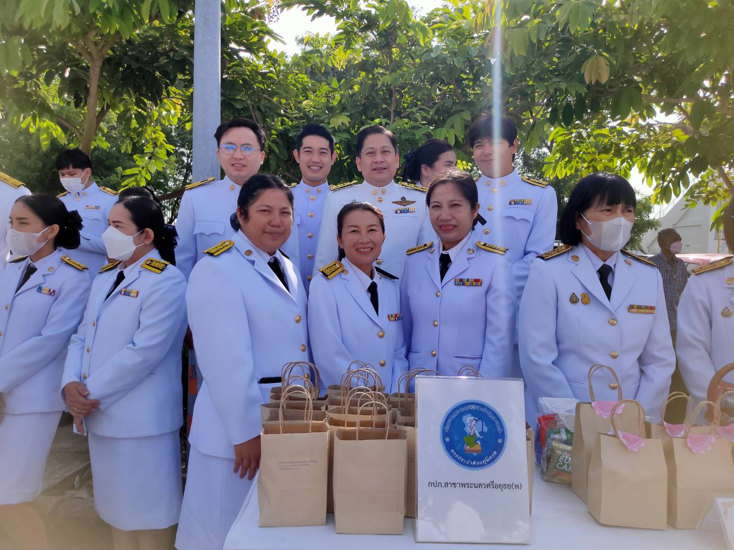 กปภ.สาขาพระนครศรีอยุธยา(พ) ร่วมกิจกรรมเฉลิมพระเกียรติสมเด็จพระนางเจ้าสิริกิติ์ พระบรมราชินีนาถ พระบรมราชชนนีพันปีหลวง เนื่องในโอกาสวันเฉลิมพระชนมพรรษา 12 สิงหาคม 2566