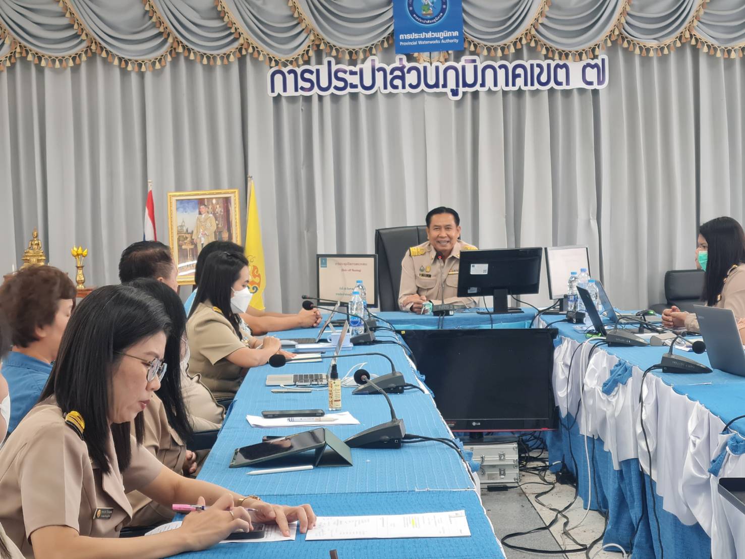 กปภ.ข.7 ประชุมเปิดการตรวจสอบ ประจำปี 2566