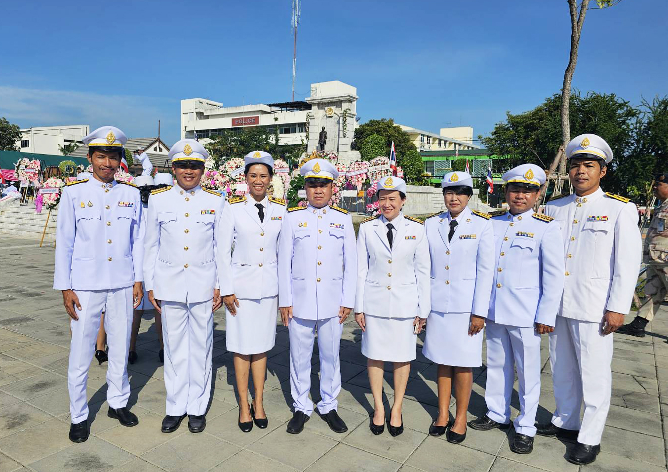 กปภ.สาขาธัญบุรี ร่วมพิธีวางพวงมาลา "วันปิยมหาราช" 23 ตุลาคม 2566