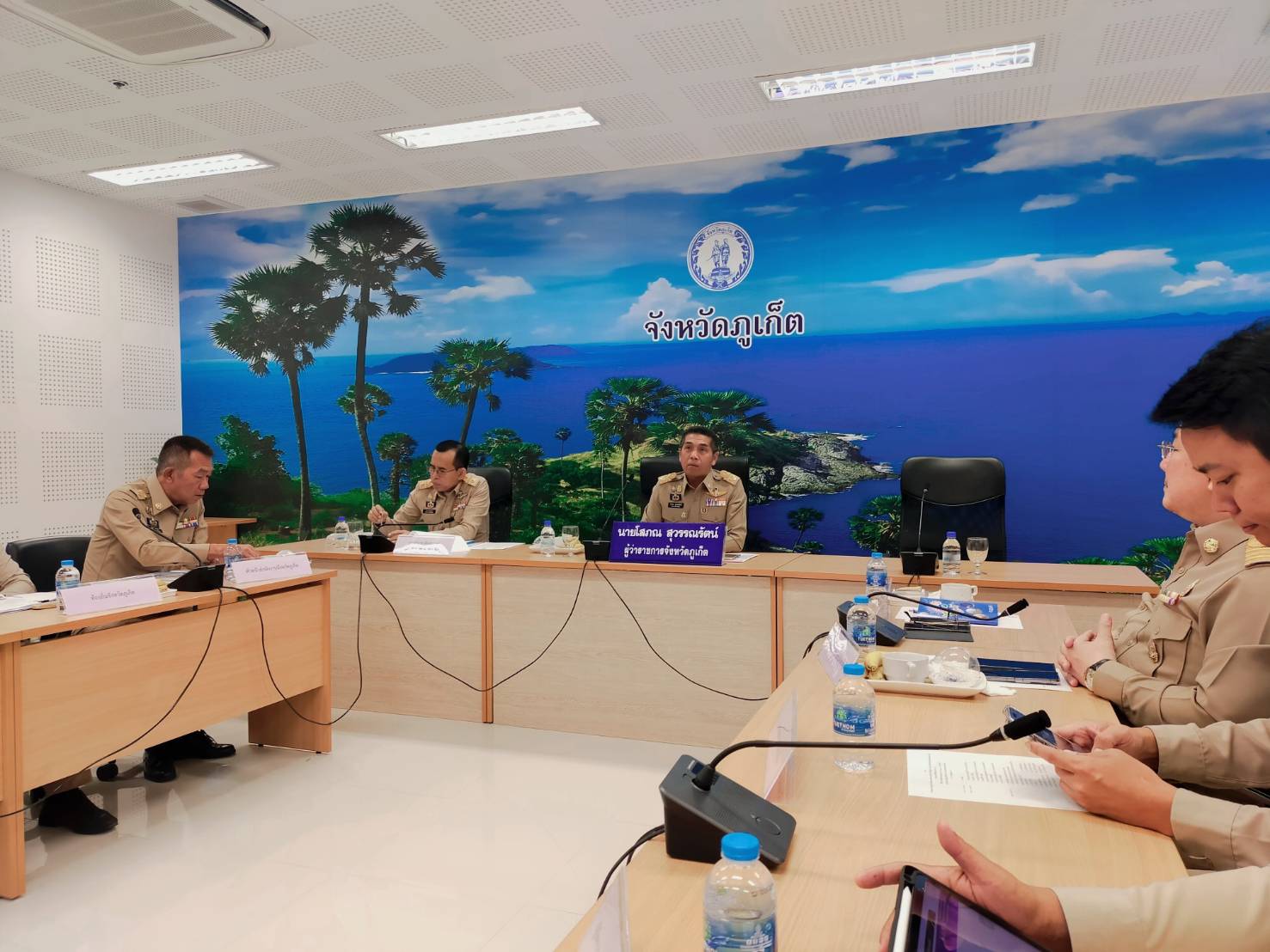 กปภ.สาขาภูเก็ต เข้าร่วมประชุมขับเคลื่อนและติดตามนโยบายของรัฐบาล และภารกิจสำคัญของกระทรวงมหาดไทย