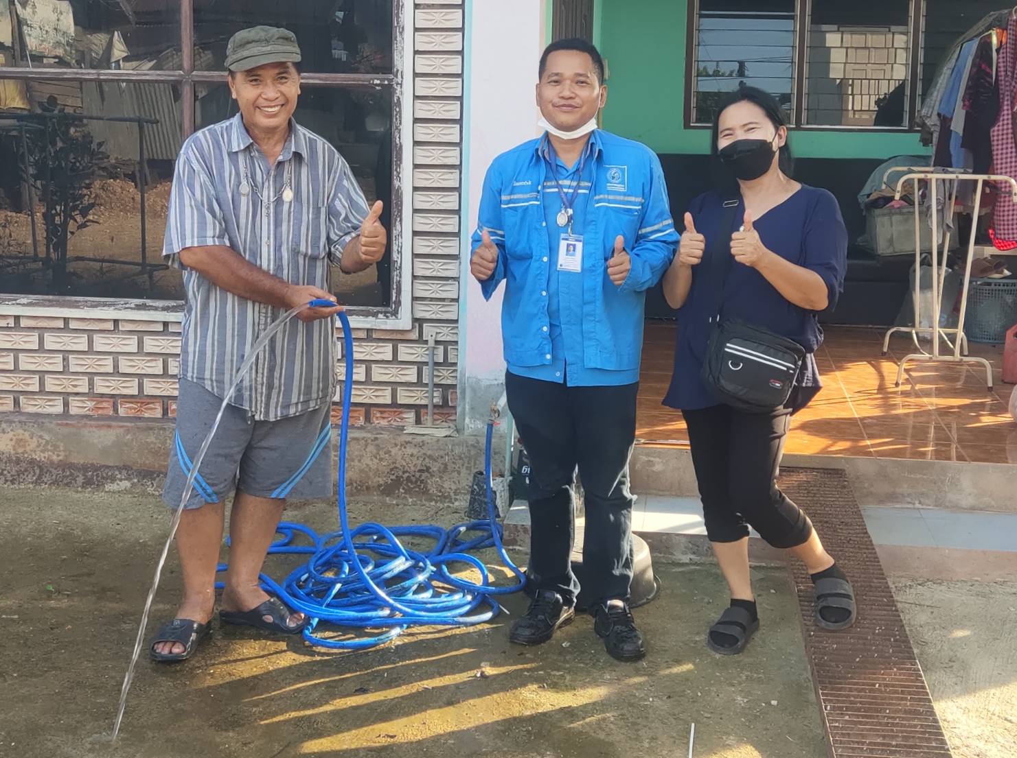 ลูกค้ายิ้มรับ !! Mr.ประปากำแพงเพชร แก้ไขน้ำไหลอ่อน