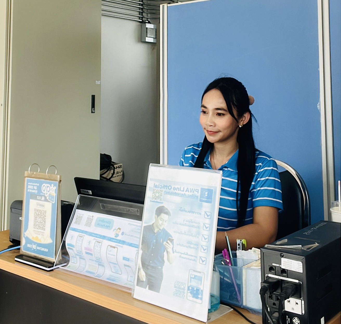 กปภ.สาขาภูเก็ต ลงพื้นที่รับชำระค่าน้ำประปานอกสถานที่ครั้งที่ 2 ประจำเดือน พฤศจิกายน 2566 ณ สถานีผลิตน้ำบ้านบางโจ