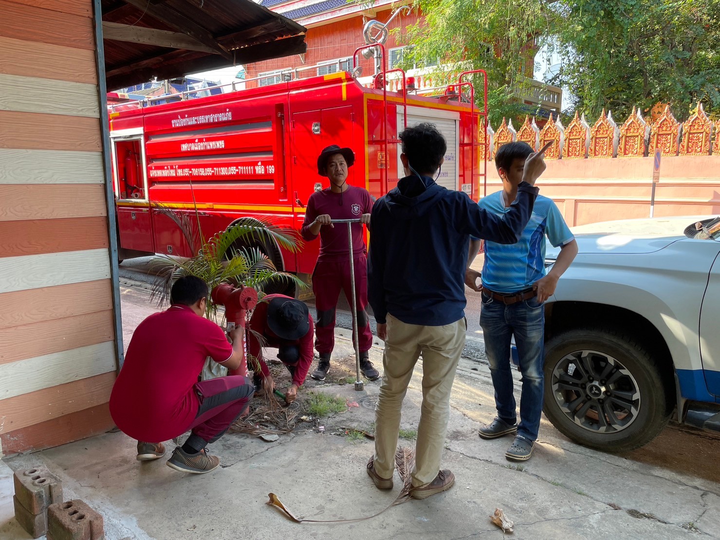กปภ.สาขากำแพงเพชร จับมือ เทศบาลเมืองกำแพงเพชร ตรวจสอบหัวดับเพลิง เตรียมพร้อมในการใช้งานกรณีเกิดเหตุฉุกเฉิน