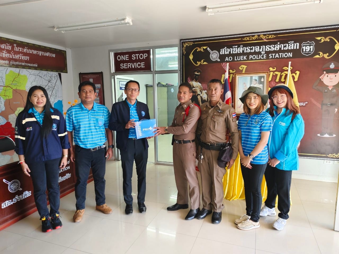 กปภ.สาขาอ่าวลึก ลงพื้นที่พบลูกค้ารายใหญ่ ภายใต้กิจกรรมมุ่งมั่นเพื่อปวงชน เติมใจให้กันครั้งที่ 2/2567