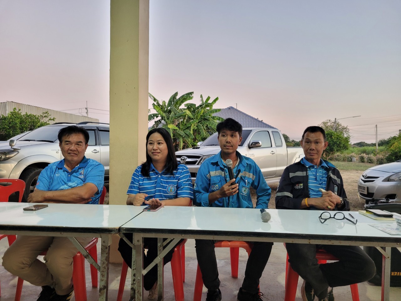 กปภ.สาขากาญจนบุรี ร่วมกับเทศบาลตำบลท่าล้อ ดำเนินการจัดทำประชาคมรับฟังความคิดเห็น